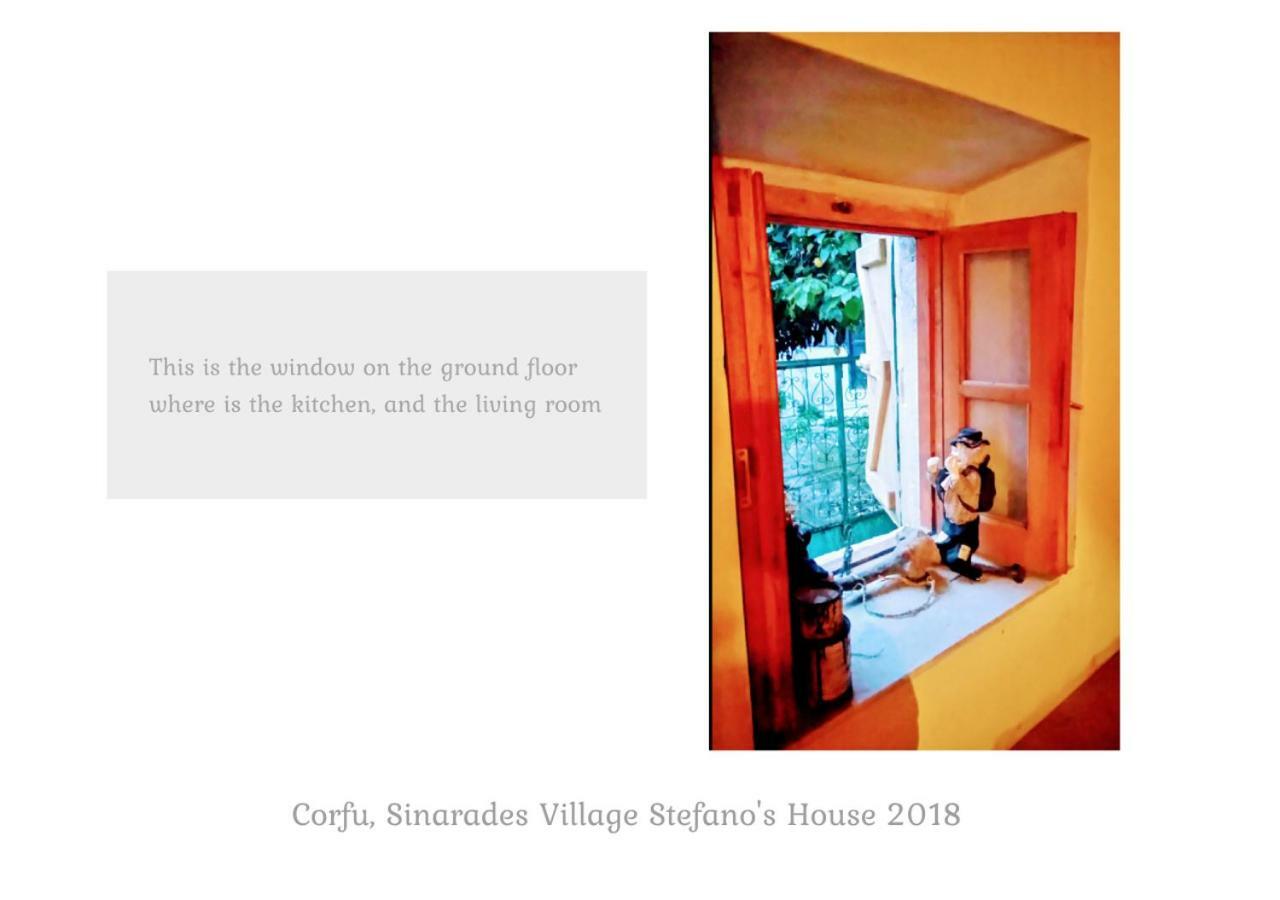 Sinarádes Country Traditional House In Corfu Village, Greece מראה חיצוני תמונה