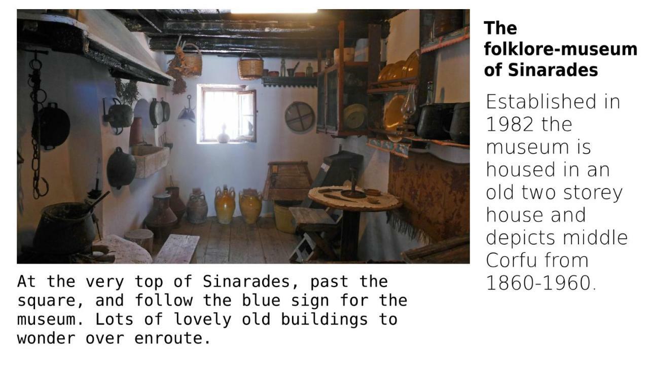 Sinarádes Country Traditional House In Corfu Village, Greece מראה חיצוני תמונה
