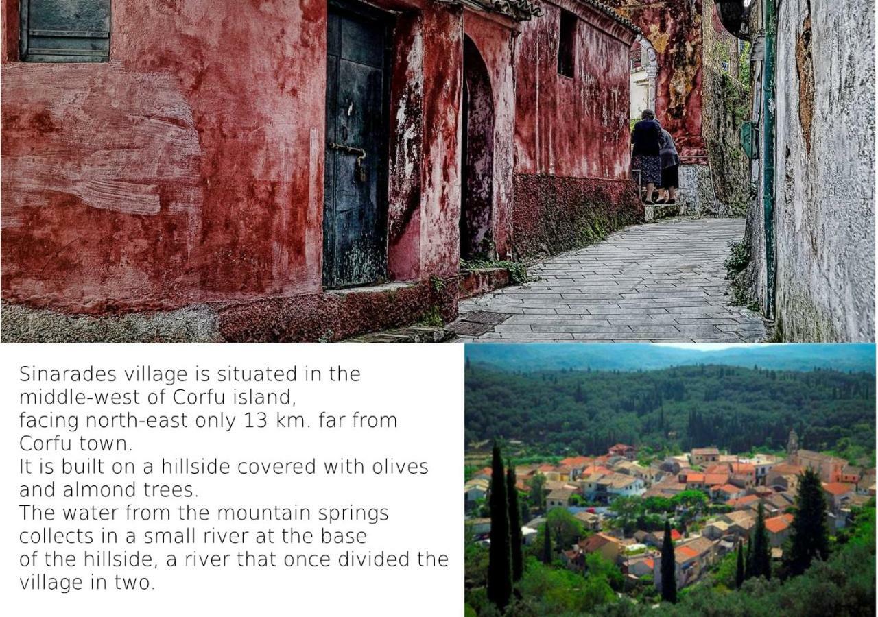 Sinarádes Country Traditional House In Corfu Village, Greece מראה חיצוני תמונה